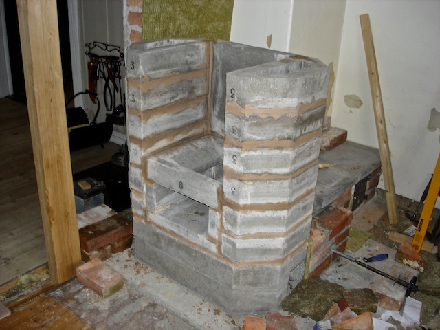 Byggeri af Terjes ovn (4)